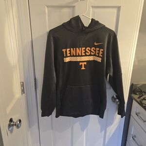 Nike Men's Black and Orange Tennessee Sweatshirt